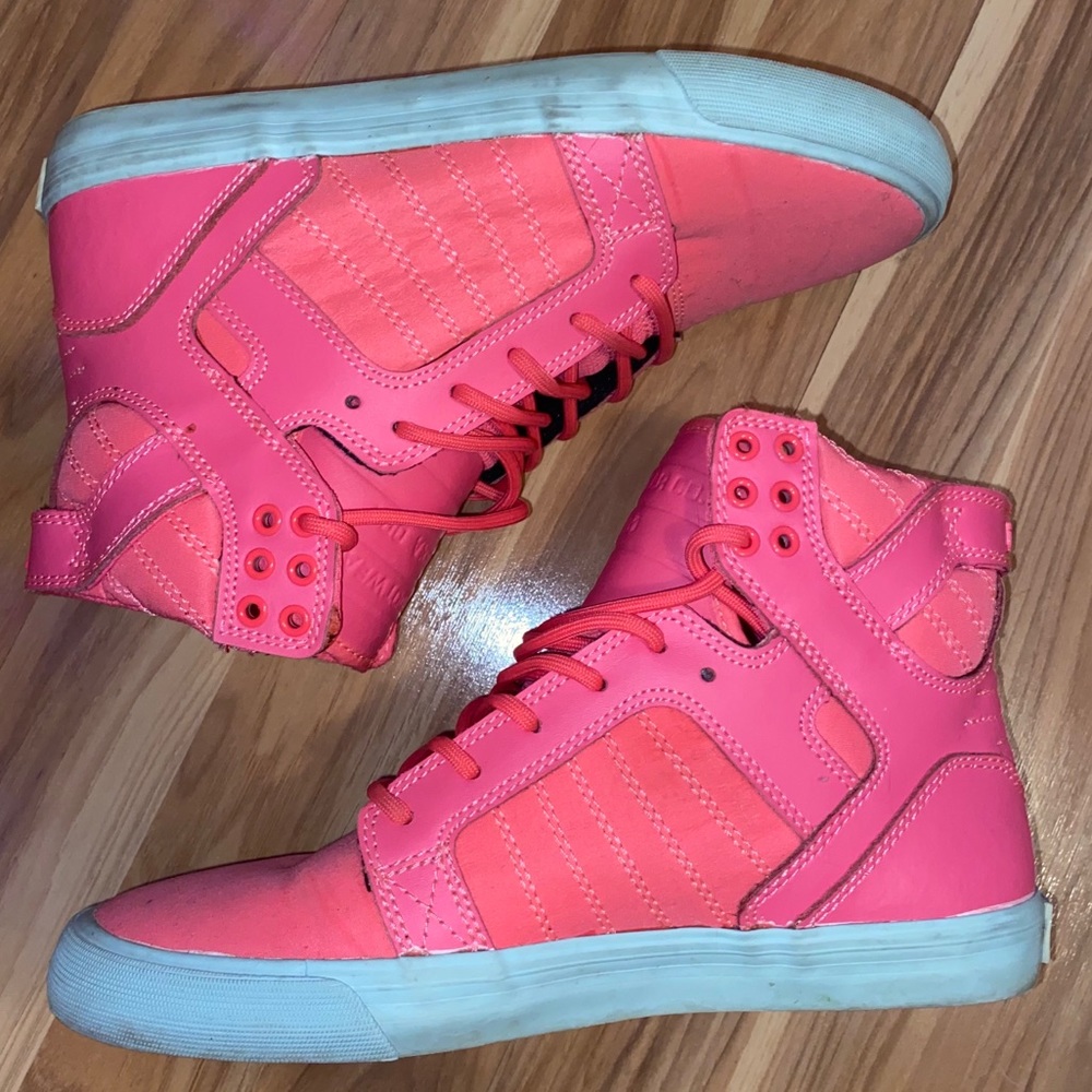 Supra Skytop Pink High Top Sneakers